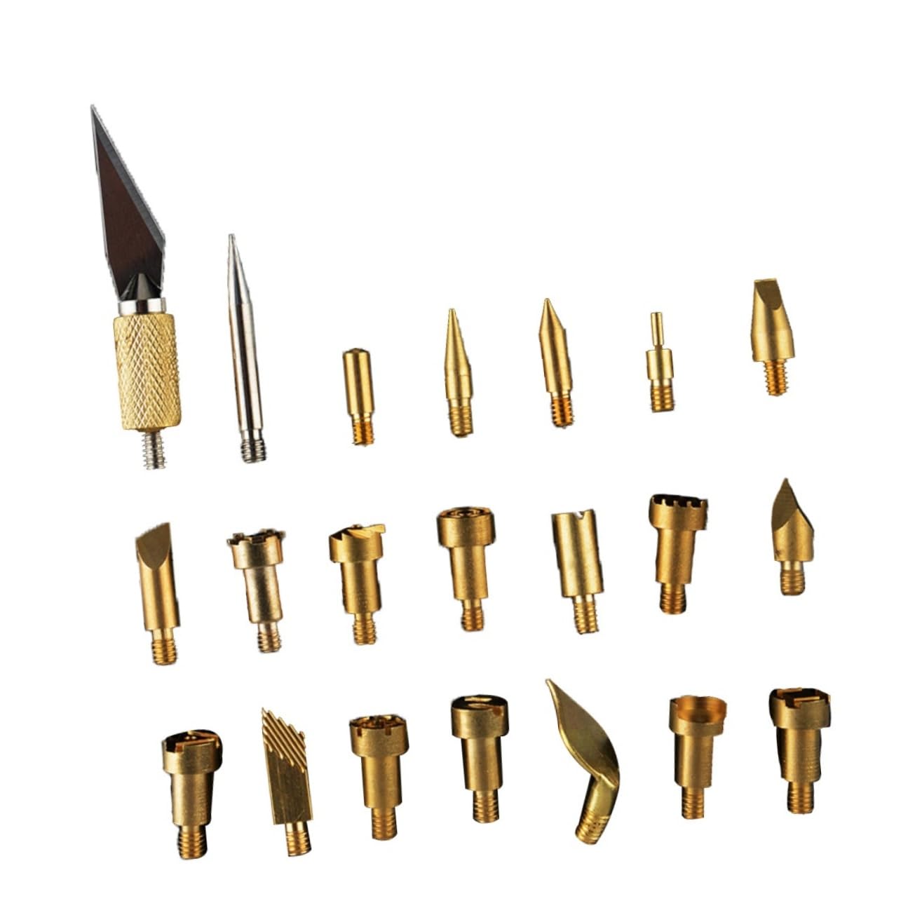 EXCEART Tallar Madera 66 Piezas Desoldador Estaño Punta De Soldadura Puntas De Soldador De Cobre Juego De Soldador Suite Puntas Soldador Estaño