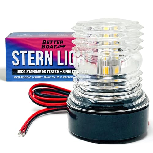 Image of Boat Anchor Light, 2.75 inch LED Stern Light, USCG Tested Waterproof Marine