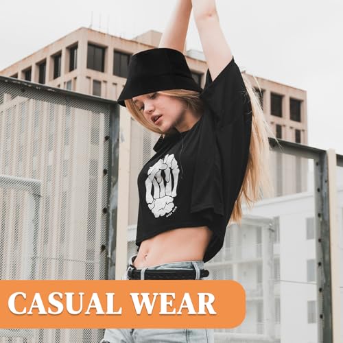 Image of Bucket Hats for Men Woman Summer Outdoor Cotton Sun Hat Travel Fishing Beach Packable Hat