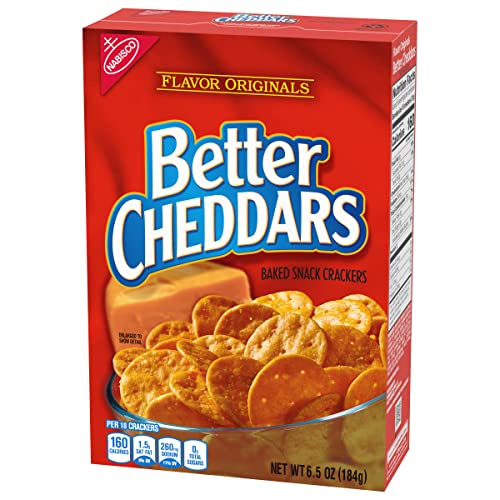 Better Cheddars Baked Snack Crackers, 6.5 Oz #TOP7