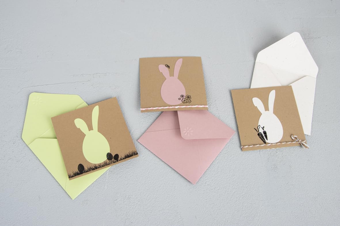 Pochoirs En Acier Motifs Lapins Et Œufs - Rayher - Pour Presses De Poinçonnage - Scrapbooking Et Créatif