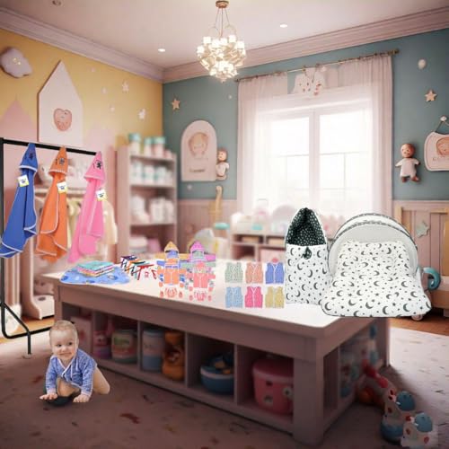 Image of Toddylon Clothing Gift Set -53 Combo | Premium Infant Baby Product | Infants Baby Essentials | Perfect for Newborns | Ideal for 0-6 Months (Multicolor)
