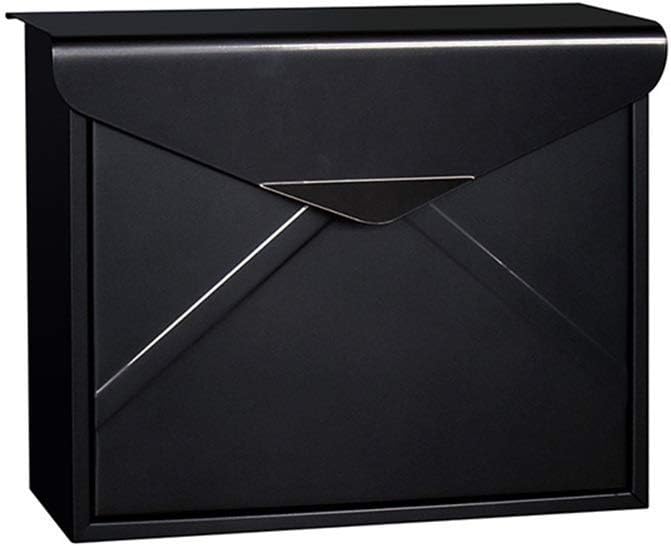 New Wall-Mount Letterboxes Letter Box European Newspaper Box Villa Home Wall-Mounted Mailbox Outdoor Garden Simple Post Box postbox for Outside Wall (Color : Red)