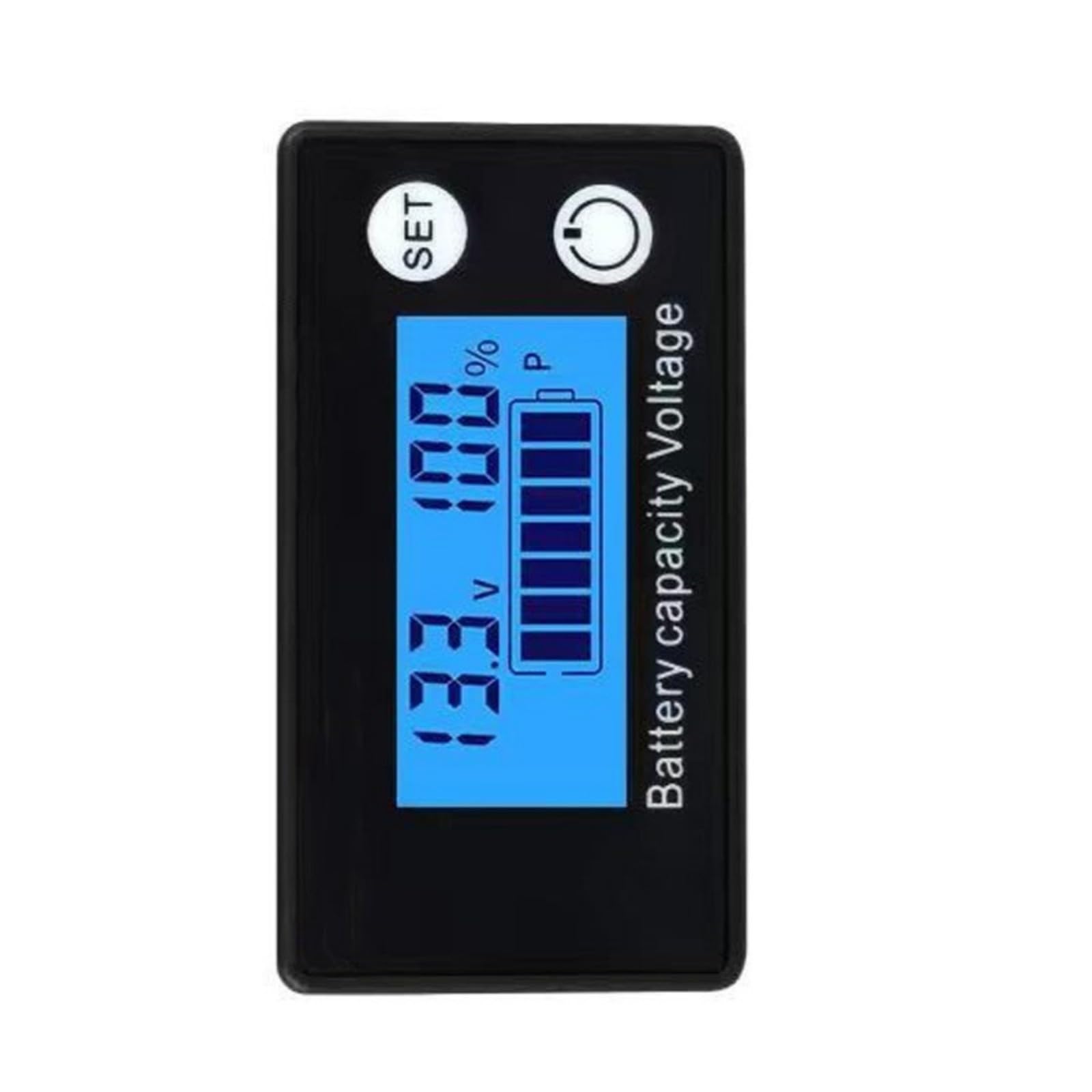 8-100V Battery Meter, Battery Capacity Voltages Indicators, Leads-Acid & Lithiums Charges Discharge Monitors Motorcycle Power Meter Display Capacity Tester Display LED Tester Voltmeter
