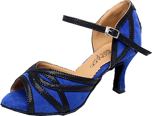 Chaussures de danse professionnelle bleu 38 pour éviter la fatigue