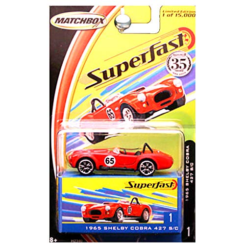 Matchbox 1965 Shelby Cobra 427 S/C miniature Superfast 35e Anniversaire
