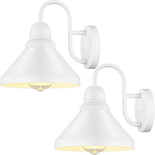 Miniatura 30 de Brightever Luces de pared para exteriores con sensor de movimiento, luces de porche del atardecer al amanecer, apliques de pared al aire libre