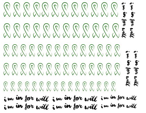 MDA National Muscular Dystrophy Awareness Collection… (MDA Nail ART wATER Decal c1)