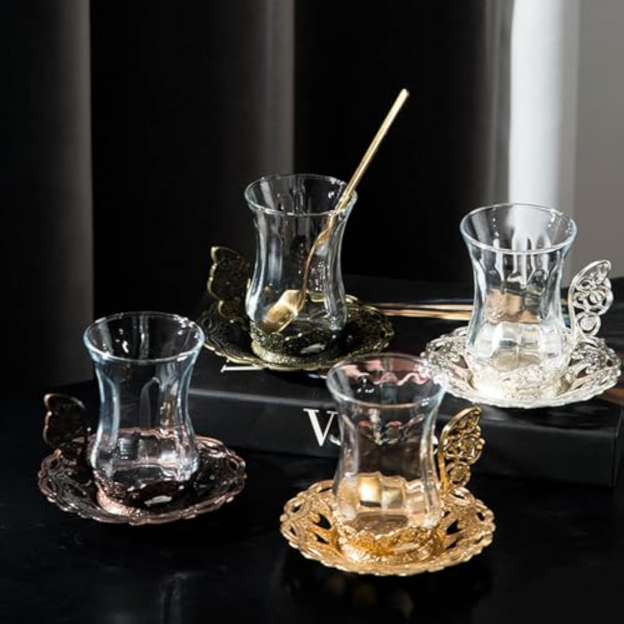 Flower Tea Cup Gift Espresso Cups for Valentine's Day