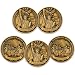 5 Pack America 250th Anniversary Challenge Coin – Statue of Liberty Freedom Coin,1776–2026 USA Commemorative Coin,250 Years of American Freedom Coin