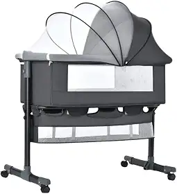 Berço Portátil Bebê Acoplado Co-Bed Connect Maxi baby (Grafite)