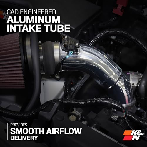 Image of K&N Cold Air Intake System: High-Flow Air Filter, Increase Performance & Towing: Compatible with 2024-2026 Toyota: Land Cruiser, Tacoma, 77-9043KP