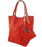 snake ladder game rules Artikelname: Freyday Damen Echtleder Shopper mit Schmucktasche in vielen Farben Schultertasche Henkeltasche Handtasche Metallic look S03 (Rot Snake)