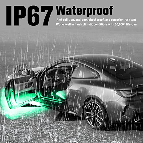 Tira LED flexible impermeable color verde DC12V 30cm miniatura 3