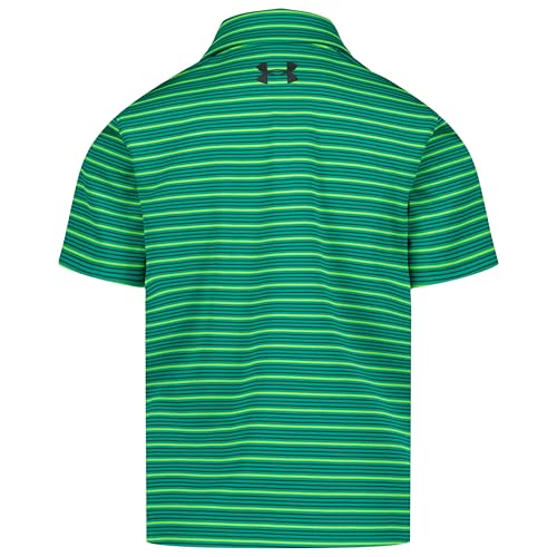 Image of Under Armour Boys' Matchplay Short Sleeve Golf Polo, Lightweight Performance Stretch, Logo Detailing