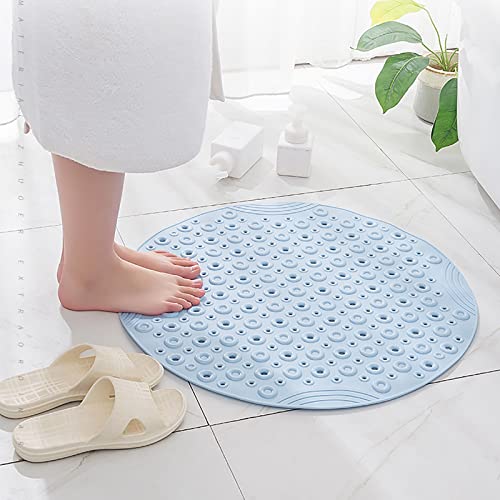 Tapis de bain gris antidérapant extra long lavable en machine - 3