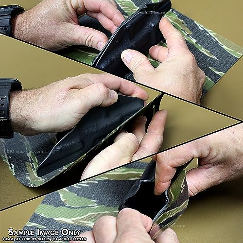 HolsterSmith EDC Wrap – Cordura Fabric Wrap for Kydex Holsters, Sheaths, Headphones, and Other Everyday Carry Items – Cordura (500D) – (Compatible with Multicam Black) – (12in x 12in) by HolsterSmith - Image 7