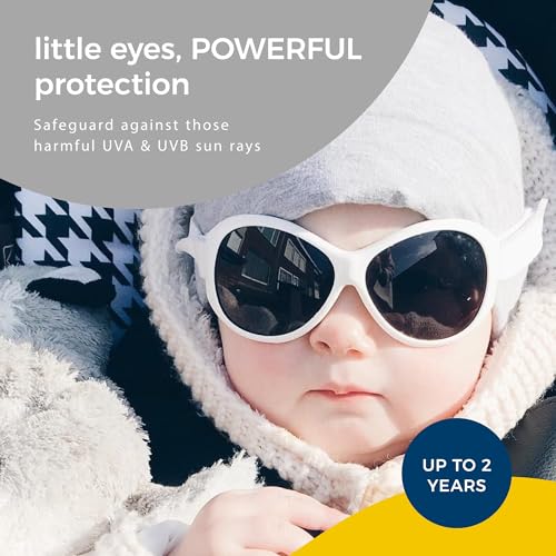 Baby BANZ Retro Oval Baby Sunglasses - 0-24 Months – 100% UV Eye Protection2