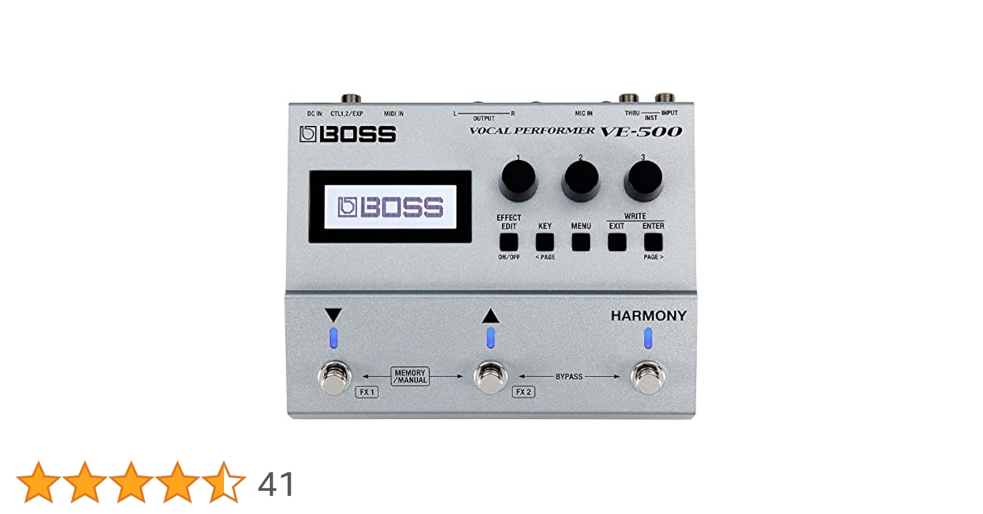 【早い者勝ち】BOSS VOCAL PERFORMER VE-500 Amazon | BOSS/VE-500 Vocal Performer ボーカル パフォーマー