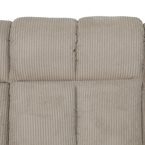 Sillón Plegable Corduroy Beige miniatura 6
