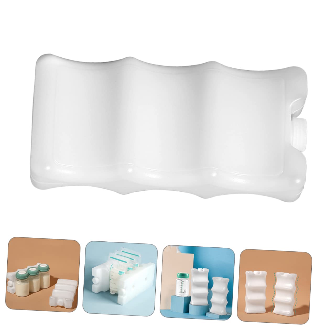 BESPORTBLE Breastfeeding Mom Ice Pack Reusable Breast Milk Cooler Lightweight Insulated Storage for Milk Bottles Portable and Compact Design for Keeps Breast Milk Fresh