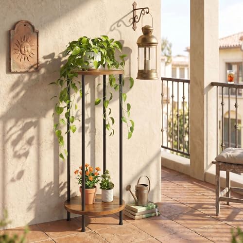Support pot de fleur HOOBRO pour surélever vos plantes et libérer le sol - 4
