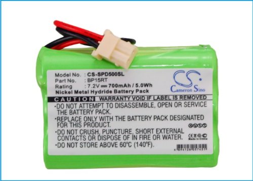 Aibatu 7.2V 700mAh BP15 BP15RT Battery Replacement is Transmitter 1600 1202NC Transmitter Transmitter RRD 1100NC Transmitter
