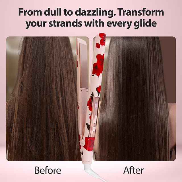 Plancha para cabello Savage con placas de cerámica 1 pulg miniatura 3