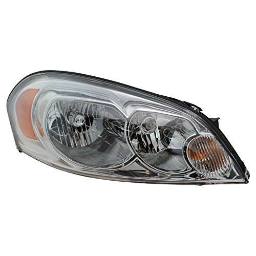 Image of TRQ Passenger Side Headlight Assembly Compatible with 2006-2013 Chevrolet Impala 2014-2016 Impala Limited 2006-2007 Monte Carlo GM2503261