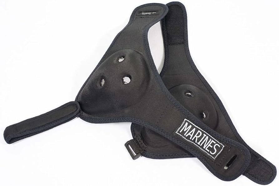 Marines BJJ EAR GUARDS, Head Guard Grappling, Wrestling Ear Guards, Rugby, JUDO, Wrestling Training Budo Training Head Ear Protection Ultimate Fight, Black