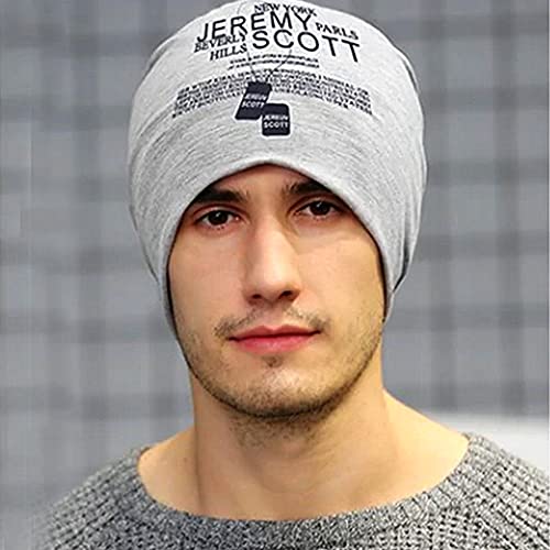 Gorro Beanie Estiloso Moda Outono Inverno Touca Masculina Casual Unissex (Cinza)