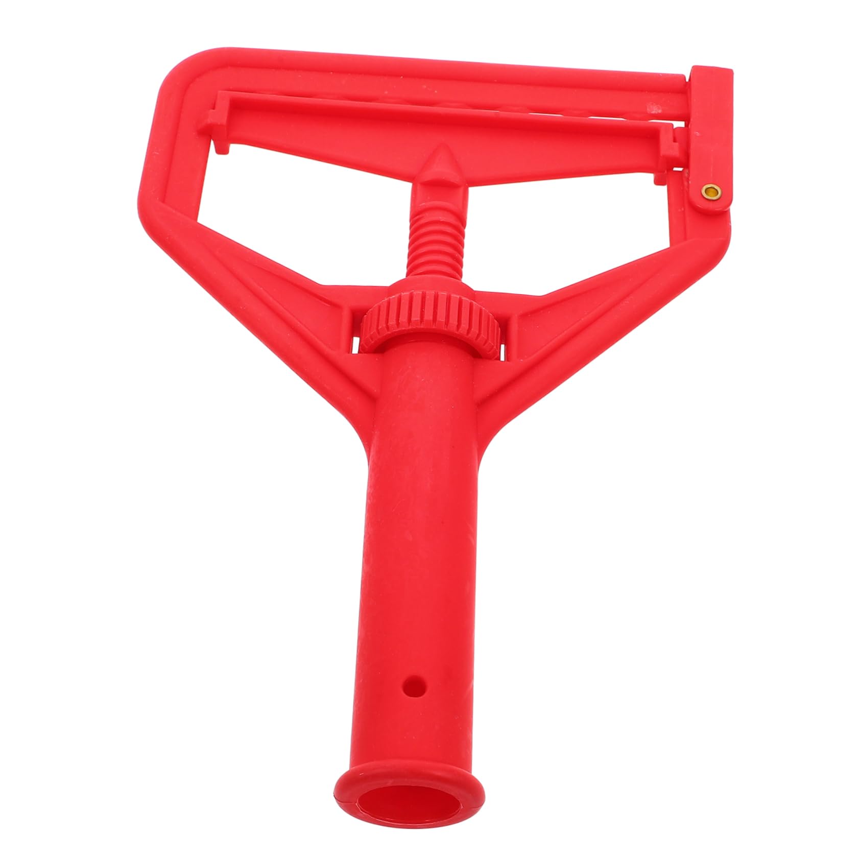 Ipetboom Mop Replacement Head Clamp Detachable Mop Head Clip for Home Bathroom Office Red
