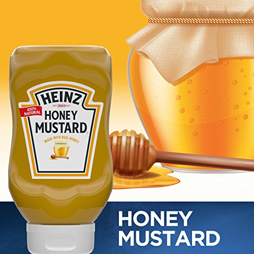 Image of Heinz 100% Natural Honey Mustard with Real Honey (6 ct Pack, 15 oz Bottles)