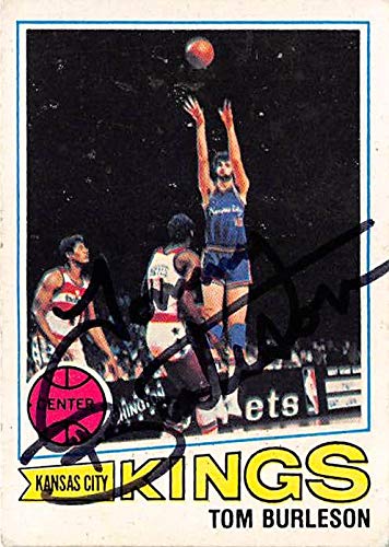 Autograph Warehouse 527706 Tom Burleson Autographed Basketball Card - Kansas City Kings 1977 Topps No.97