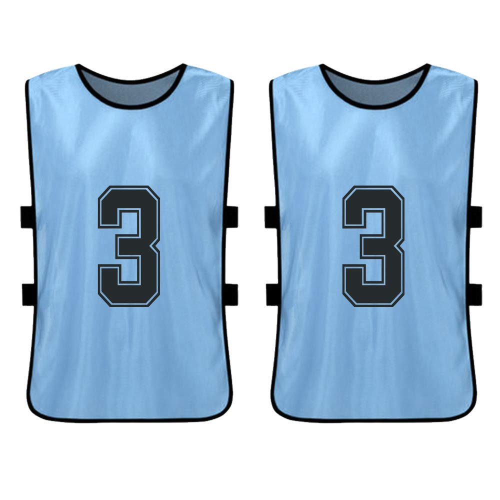 Petos de Futbol 12 piezas,baberos de fútbol,con liga avanzada numerada,camisetas de equipo de fútbol de secado rápido,deportes juveniles,entrenamiento de equipo de fútbol,baberos numerados,