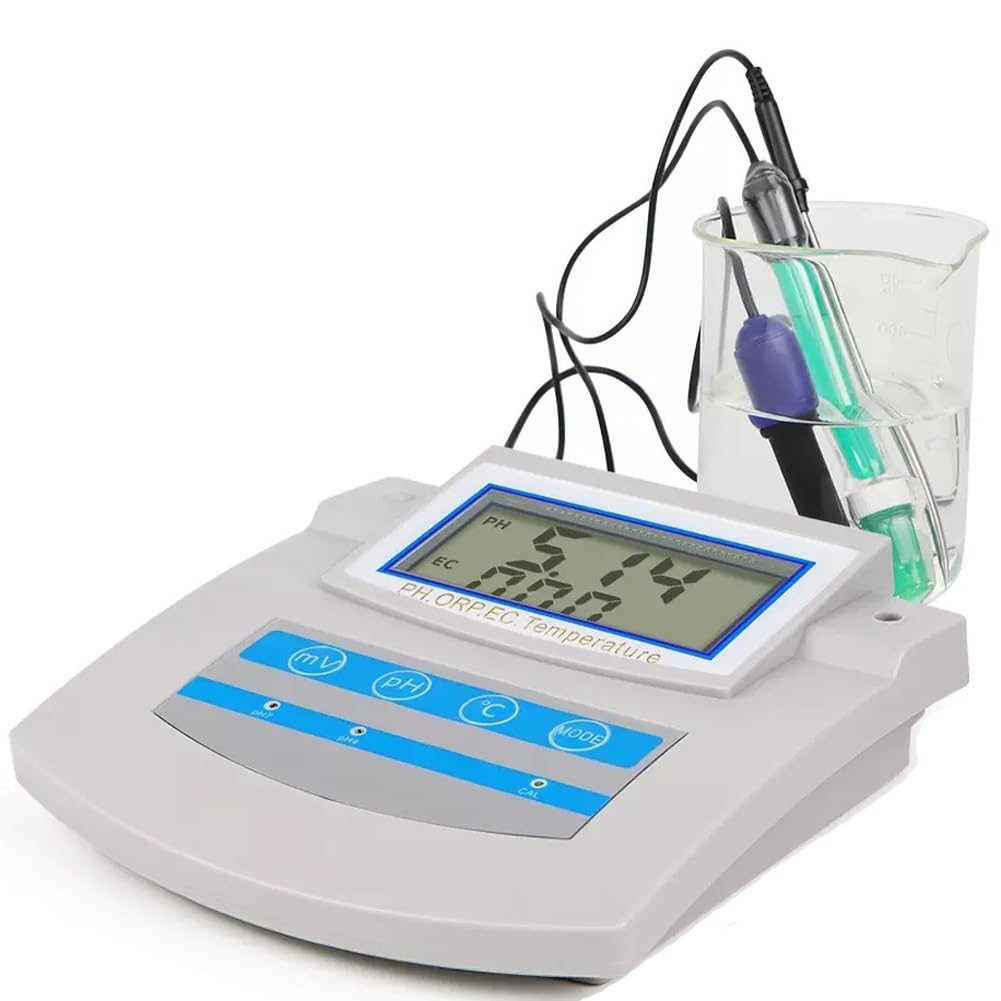 Moniteur De Qualité De L'eau Mètre PH Numérique Avec Affichage LCD Pour Mesure De PH ORP TDS EC CF Température Idéal Pour Aquariums Et Recherches Scientifiques