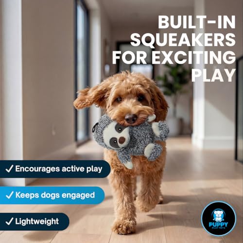 Set de 5 juguetes sonoros de felpa para perros miniatura 4