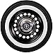 PORT-A-WALL 18 inch Whitewall Sidewall Tire Trim Set of 4.