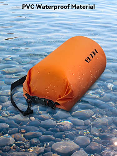 Image of HEETA Waterproof Dry Bag for Women Men, 5L /10L /20L /30L /40L Roll Top Lightweight Dry Storage Bag Backpack with Emergency Whistle for Travel, Kayaking, Boating, Camping, Beach, Cruise Ship Essentials