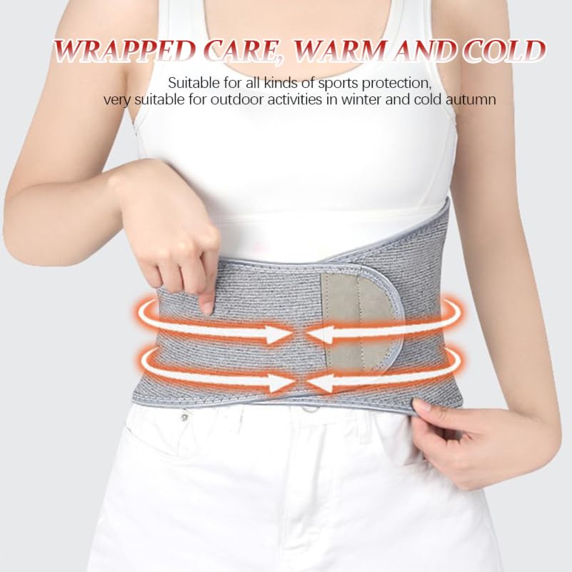 Cinturón lumbar reutilizable Beavorty para soporte y calor miniatura 3