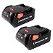 2-Pack RIDGID R840087 18-Volt Replacement Lithium Ion 4-Amp/Hour Pack for RIDGID AC840085 GIDDS2-3554606 Hyper Compact Battery