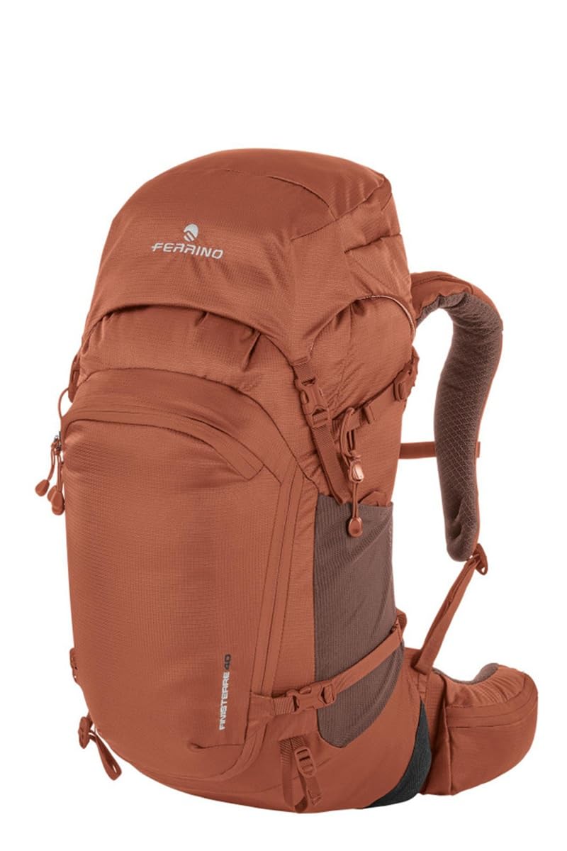Ferrino Zaino Unisex Trekking FINISTERRE 30 (ROSSO, 30 LITRI)