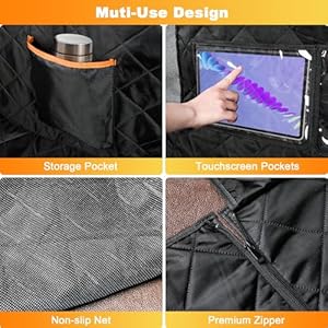   Dog-Car-Seat-Cover-Back-Seat-Extender-Hammock-for-Dogs-100-Waterproof-Nonslip-with-Mesh-Window-and-Storage-Pockets-600D-Heavy-Duty-Pet-Car-Seat-Covers-for-Cars-Trucks-and-SUV