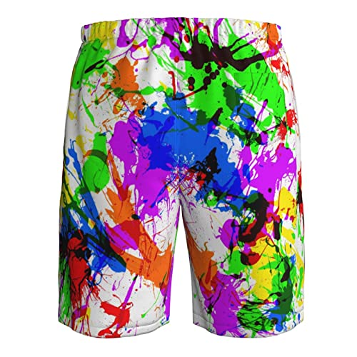 SWEET TANG Men Breathable Shorts with Elastic Waist Big & Tall Half Pants Perfect Short4