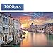 F-HOME Puzzles, Puzzle 1000 Pezzi, Puzzle del Paesaggio al Tramonto di Venezia, Decompressione Educativa Giocattolo Regalo for Bambini Adulti