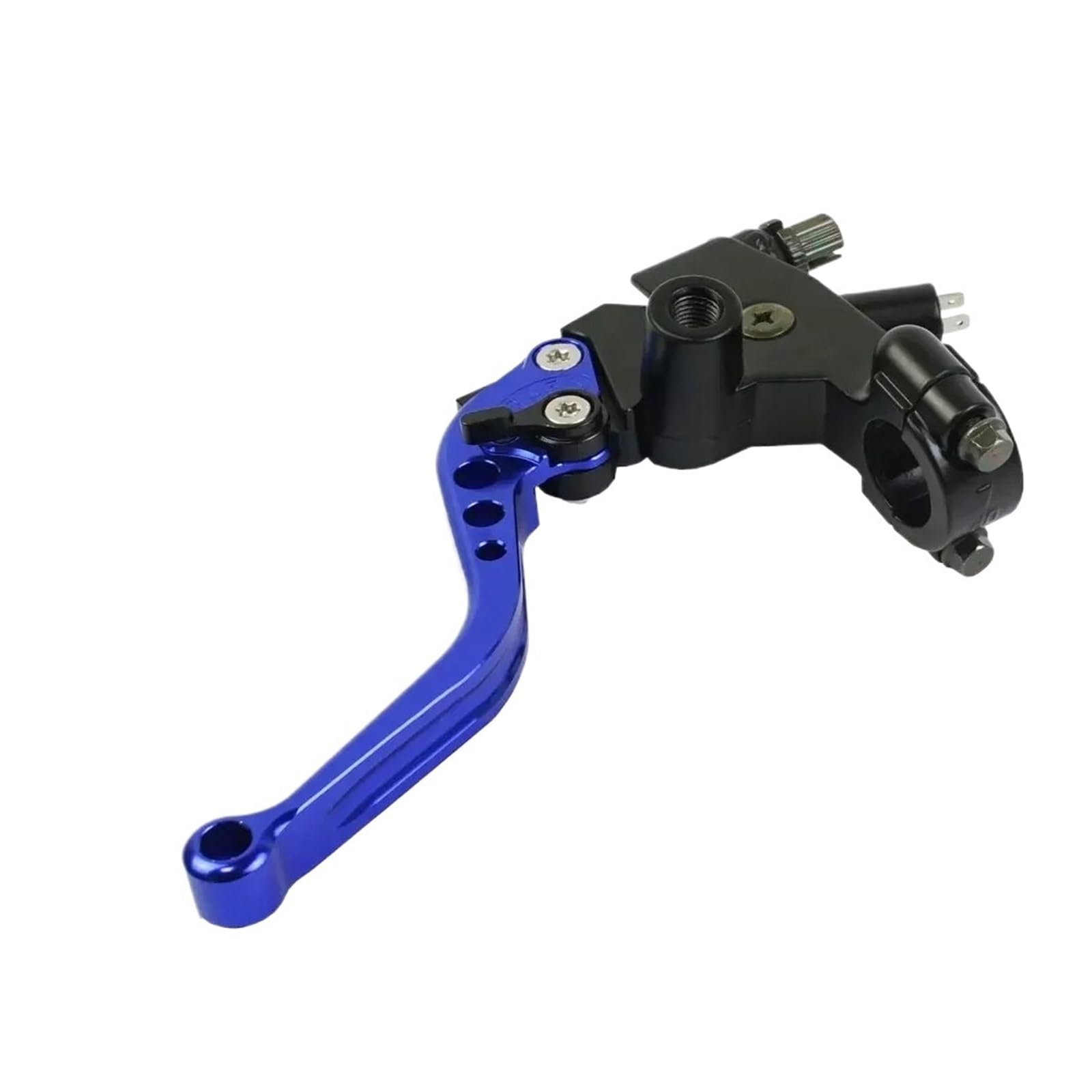 Hguvsjd 7/8" 22mm CNC Aluminum Alloy Moto Front Brake Clutch Master Cylinder Hydraulic Pump Lever Motorcycle Brake Lever(Clutch Blue)