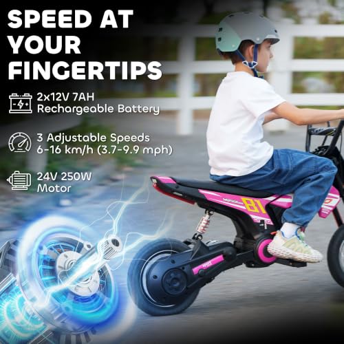 Qaba 24V Electric Dirt Bike
