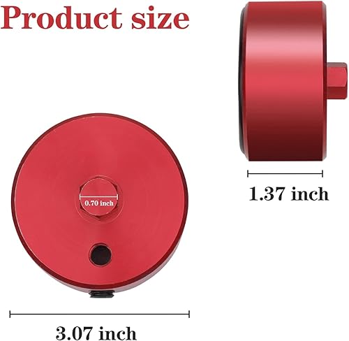 Miniatura 2 de PEATOVIE para Kent Moore Tool EN-47971 Adaptador de manómetro de presión de aceite para motores V8 de generación 4 y 5 (rojo)
