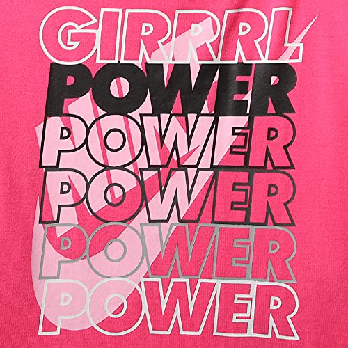 Image of Nike Girl's Girrrl Power Logo Regular Fit T-Shirt