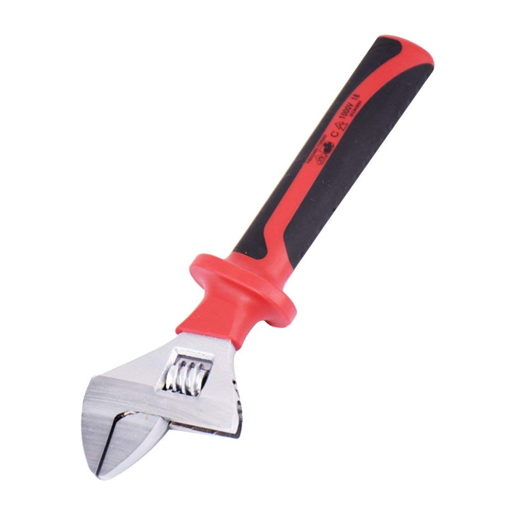 Llave inglesa ajustable (1000 V, pinza de bloqueo, gancho y llave de bloqueo), 0-32mm, 1